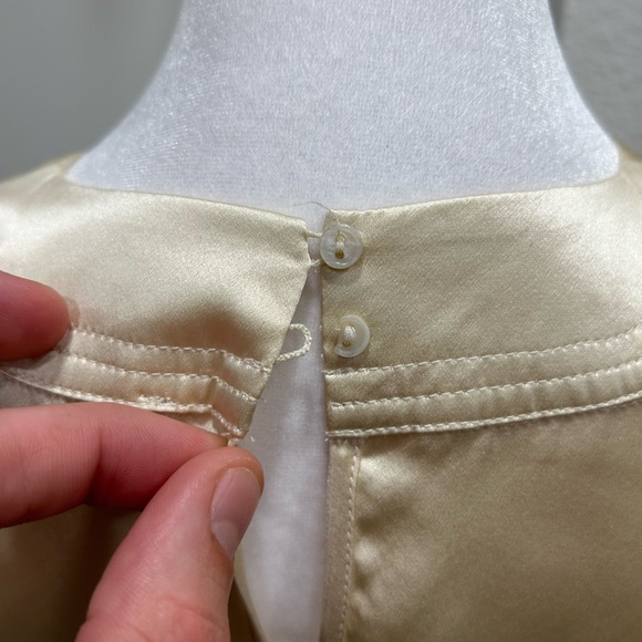 See By Chloe Champaign White Silk Dress 38 / 2 - Picture 8 of 13